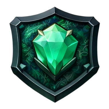 Emerald rank badge