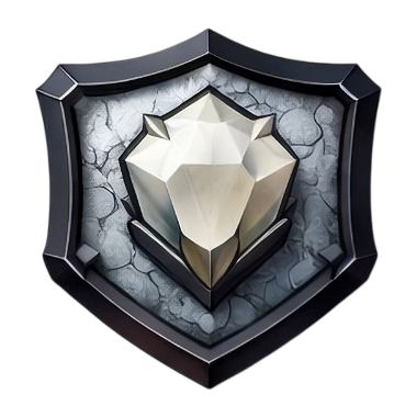 Silver rank badge