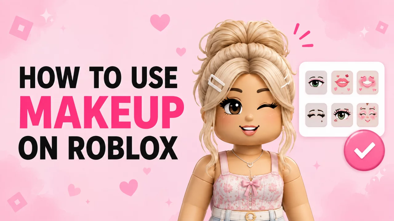 How to use makeup on Roblox in 2026 with avatar eyes lips eyelashes eyebrows and face makeup