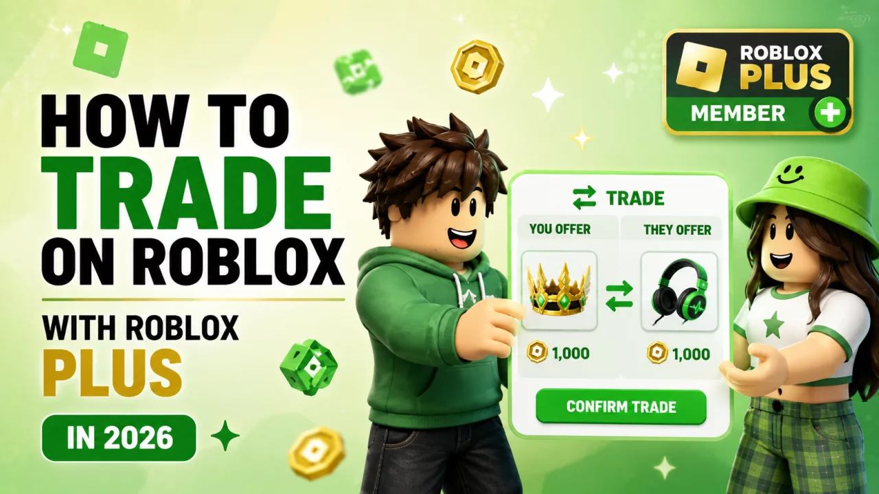 How to trade on Roblox with Roblox Plus in 2026 using Limited items and official trade window
