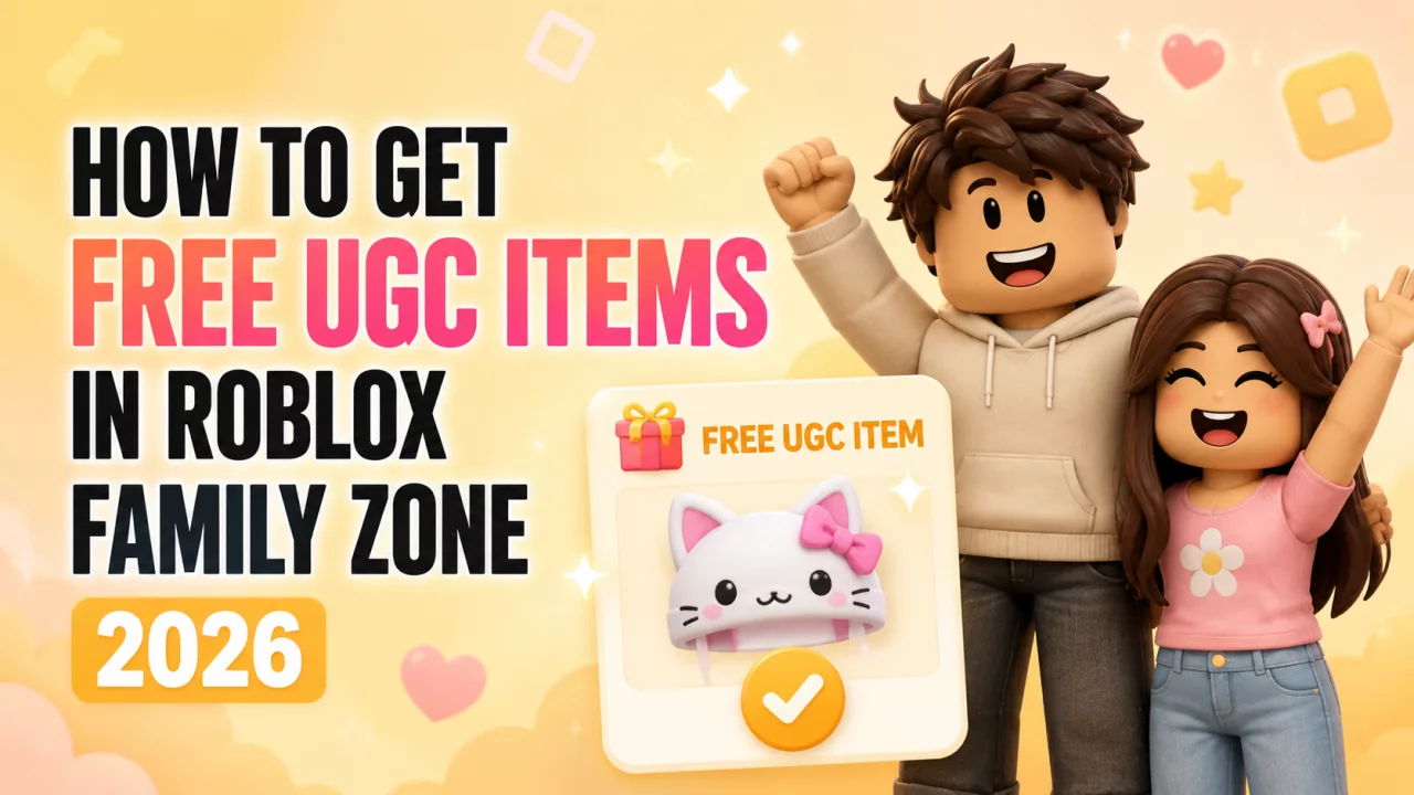How to get free Roblox avatar and UGC items from Roblox Family Zone in 2026